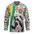Burkina Faso Hockey Jersey with Red Green Black Geometric Design - Wonder Print Shop