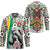 Burkina Faso Hockey Jersey with Red Green Black Geometric Design - Wonder Print Shop