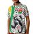 Burkina Faso Kid Polo Shirt with Red Green Black Geometric Design - Wonder Print Shop