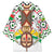 Burkina Faso Kimono with Red Green Black Geometric Design - Wonder Print Shop