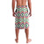 Burkina Faso Lavalava with Red Green Black Geometric Design - Wonder Print Shop