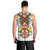 Burkina Faso Men Tank Top with Red Green Black Geometric Design - Wonder Print Shop