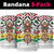 Burkina Faso Neck Gaiter with Red Green Black Geometric Design TS04
