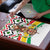 Burkina Faso Puzzle with Red Green Black Geometric Design - Wonder Print Shop