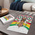 Burkina Faso Puzzle with Red Green Black Geometric Design - Wonder Print Shop