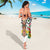Burkina Faso Sarong with Red Green Black Geometric Design - Wonder Print Shop