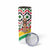 Burkina Faso Skinny Tumbler with Red Green Black Geometric Design - Wonder Print Shop