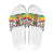 Burkina Faso Slide Sandals with Red Green Black Geometric Design - Wonder Print Shop