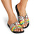 Burkina Faso Slide Sandals with Red Green Black Geometric Design - Wonder Print Shop