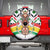 Burkina Faso Spare Tire Cover with Red Green Black Geometric Design - Wonder Print Shop