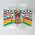 Burkina Faso Tablecloth with Red Green Black Geometric Design - Wonder Print Shop