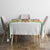Burkina Faso Tablecloth with Red Green Black Geometric Design - Wonder Print Shop