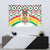 Burkina Faso Tapestry with Red Green Black Geometric Design - Wonder Print Shop