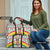 Burkina Faso Travel Bag with Red Green Black Geometric Design - Wonder Print Shop