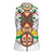 Burkina Faso Women Sleeveless Polo Shirt with Red Green Black Geometric Design - Wonder Print Shop