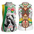 Burkina Faso Women Sleeveless Polo Shirt with Red Green Black Geometric Design - Wonder Print Shop