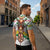 Burkina Faso Zipper Polo Shirt with Red Green Black Geometric Design - Wonder Print Shop
