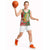 Burkina Faso Basketball Jersey with Red Green Tribal Design and Bobo Dioulasso Landmark - Wonder Print Shop