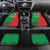 Burkina Faso Car Mats with Red Green Tribal Design and Bobo Dioulasso Landmark - Wonder Print Shop