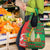 Burkina Faso Grocery Bag with Red Green Tribal Design and Bobo Dioulasso Landmark - Wonder Print Shop