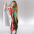 Burkina Faso Hooded Blanket with Red Green Tribal Design and Bobo Dioulasso Landmark - Wonder Print Shop