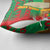 Burkina Faso Pillow Cover with Red Green Tribal Design and Bobo Dioulasso Landmark - Wonder Print Shop