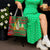 Burkina Faso Tote Bag with Red Green Tribal Design and Bobo Dioulasso Landmark - Wonder Print Shop
