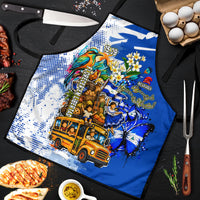 Nicaragua Independence Day Apron Blue Butterfly Sacred Sacuanjoche Cultural Floral Art