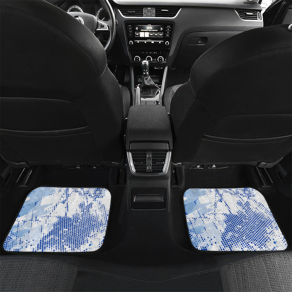 Nicaragua Independence Day Car Mats Blue Butterfly Sacred Sacuanjoche Cultural Floral Art