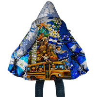 Nicaragua Independence Day Cloak Blue Butterfly Sacred Sacuanjoche Cultural Floral Art