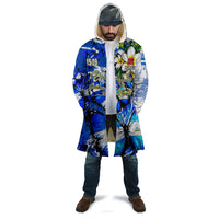 Nicaragua Independence Day Cloak Blue Butterfly Sacred Sacuanjoche Cultural Floral Art