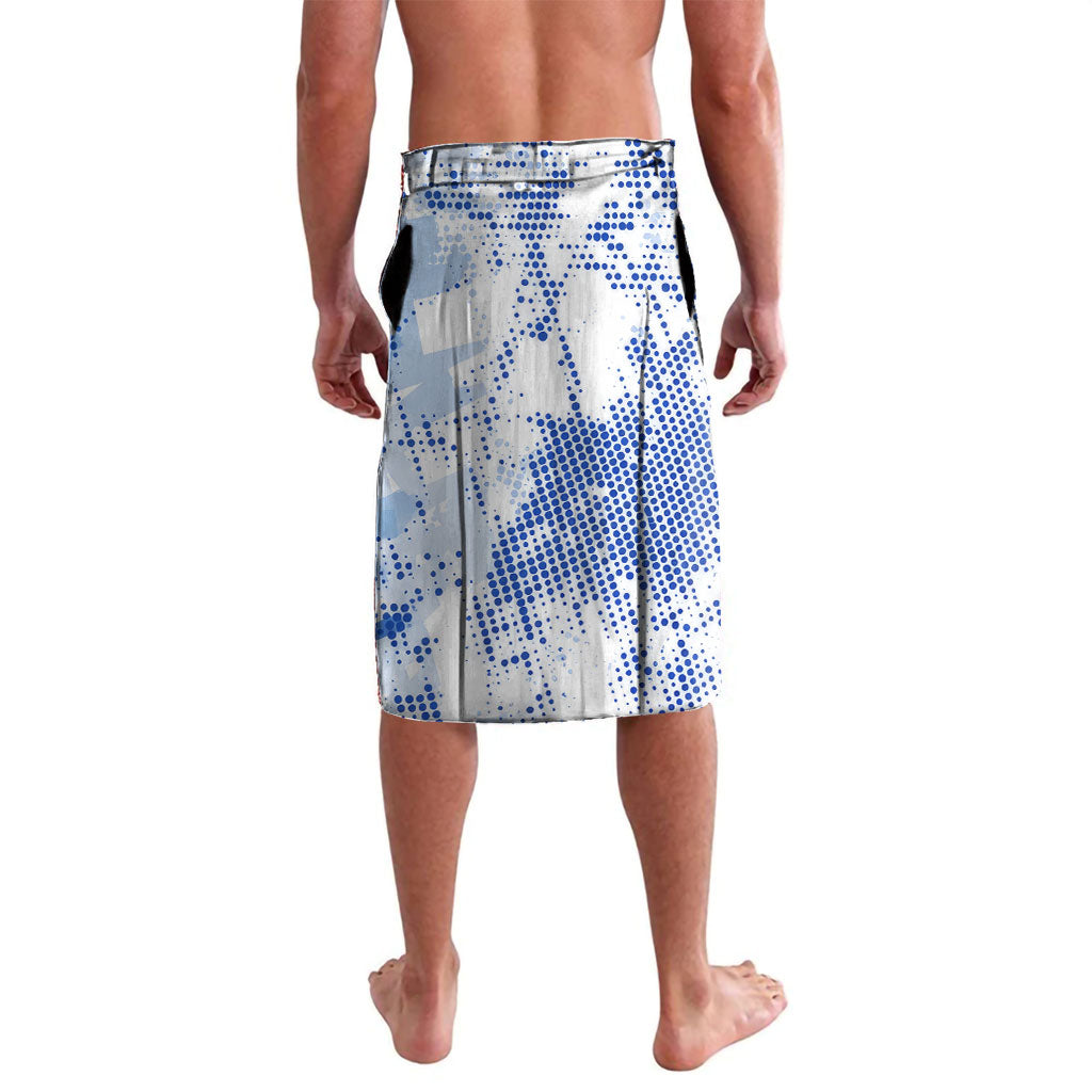 Nicaragua Independence Day Lavalava Blue Butterfly Sacred Sacuanjoche Cultural Floral Art