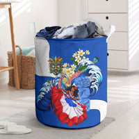 Nicaragua Independence Day Orgullo Y Tradicion Laundry Basket Vibrant Folkloric Dance Sacuanjoche Floral Culture