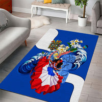Nicaragua Independence Day Orgullo Y Tradicion Area Rug Vibrant Folkloric Dance Sacuanjoche Floral Culture