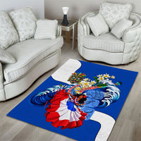 Nicaragua Independence Day Orgullo Y Tradicion Area Rug Vibrant Folkloric Dance Sacuanjoche Floral Culture