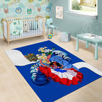 Nicaragua Independence Day Orgullo Y Tradicion Area Rug Vibrant Folkloric Dance Sacuanjoche Floral Culture
