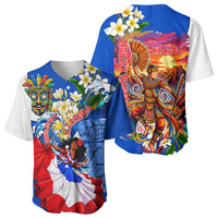 Nicaragua Independence Day Orgullo Y Tradicion Baseball Jersey Vibrant Folkloric Dance Sacuanjoche Floral Culture
