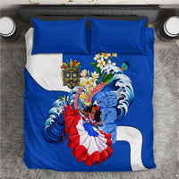 Nicaragua Independence Day Orgullo Y Tradicion Bedding Set Vibrant Folkloric Dance Sacuanjoche Floral Culture