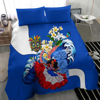 Nicaragua Independence Day Orgullo Y Tradicion Bedding Set Vibrant Folkloric Dance Sacuanjoche Floral Culture