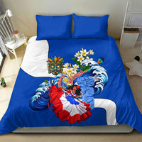 Nicaragua Independence Day Orgullo Y Tradicion Bedding Set Vibrant Folkloric Dance Sacuanjoche Floral Culture