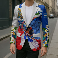Nicaragua Independence Day Orgullo Y Tradicion Blazer Vibrant Folkloric Dance Sacuanjoche Floral Culture