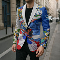 Nicaragua Independence Day Orgullo Y Tradicion Blazer Vibrant Folkloric Dance Sacuanjoche Floral Culture