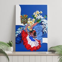 Nicaragua Independence Day Orgullo Y Tradicion Canvas Wall Art Vibrant Folkloric Dance Sacuanjoche Floral Culture