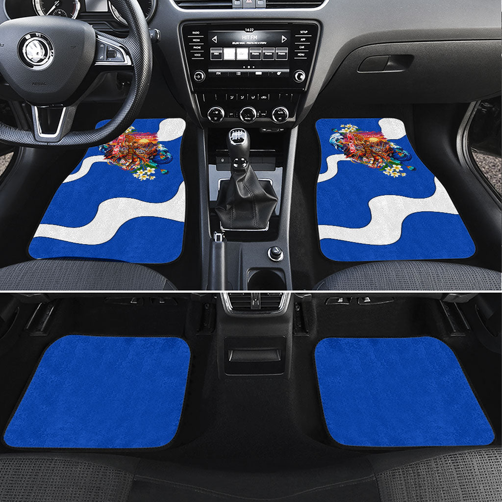 Nicaragua Independence Day Orgullo Y Tradicion Car Mats Vibrant Folkloric Dance Sacuanjoche Floral Culture
