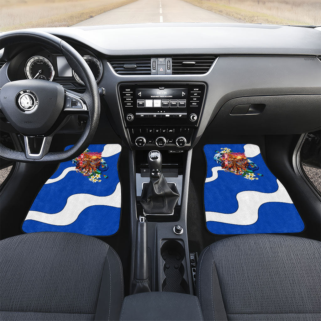 Nicaragua Independence Day Orgullo Y Tradicion Car Mats Vibrant Folkloric Dance Sacuanjoche Floral Culture