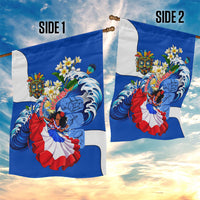 Nicaragua Independence Day Orgullo Y Tradicion Garden Flag Vibrant Folkloric Dance Sacuanjoche Floral Culture