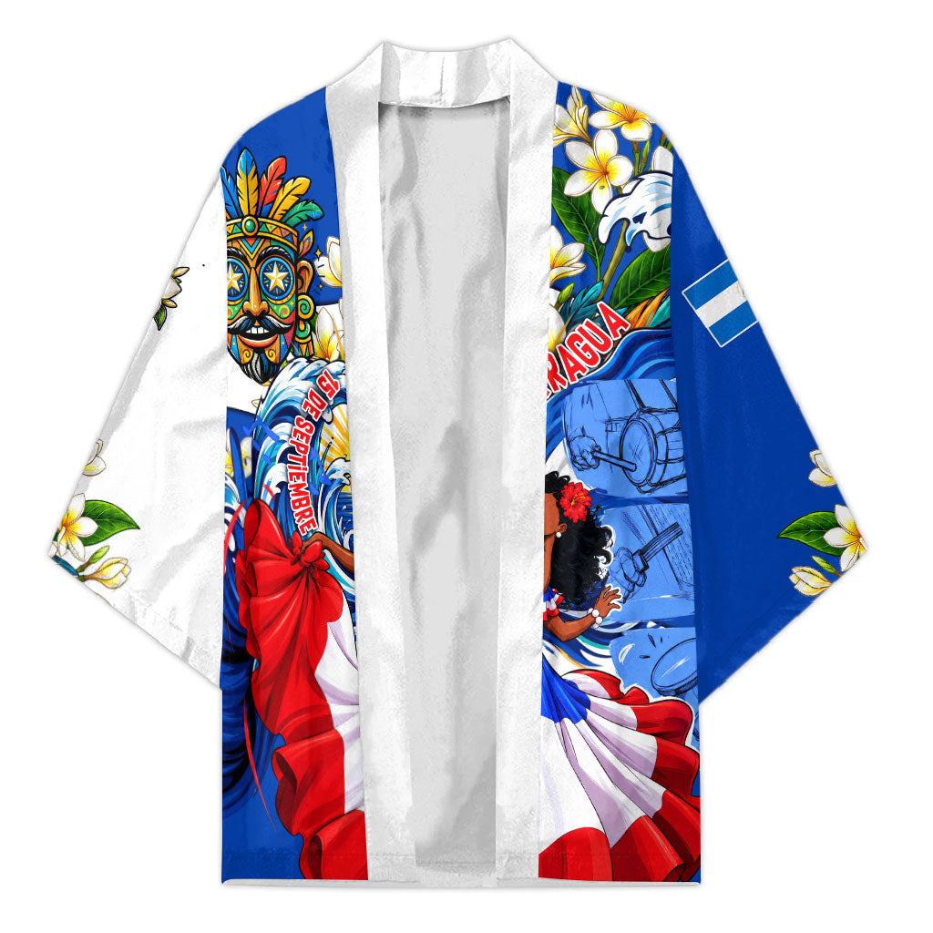 Nicaragua Independence Day Orgullo Y Tradicion Kimono Vibrant Folkloric Dance Sacuanjoche Floral Culture