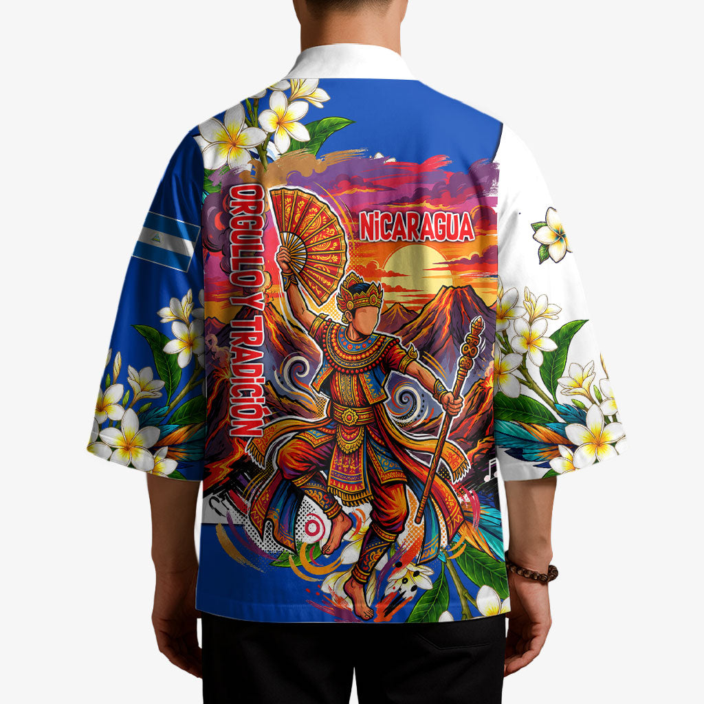 Nicaragua Independence Day Orgullo Y Tradicion Kimono Vibrant Folkloric Dance Sacuanjoche Floral Culture