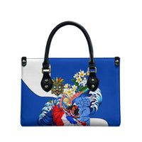 Nicaragua Independence Day Orgullo Y Tradicion Leather Bag Vibrant Folkloric Dance Sacuanjoche Floral Culture