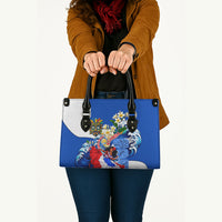 Nicaragua Independence Day Orgullo Y Tradicion Leather Bag Vibrant Folkloric Dance Sacuanjoche Floral Culture